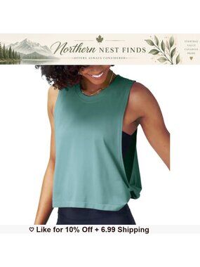 Women's Workout Tank Top Sleeveless Crop Top Yoga Athletic Shirt